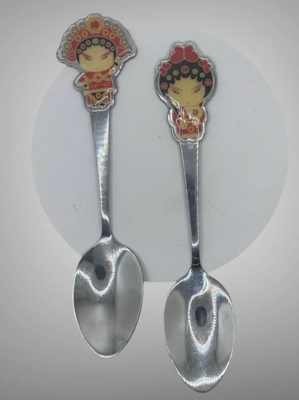 BEIJING OPERA HOUSE ART COLLECTIBLE SPOONS